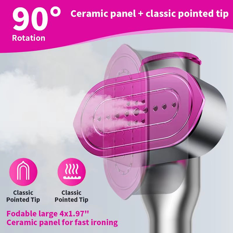 Dr Flash Electric Portable Garment Steamer 1200W with Rapid Heat-Up Handheld Clothes Steamer for Home Hotel Travel Use